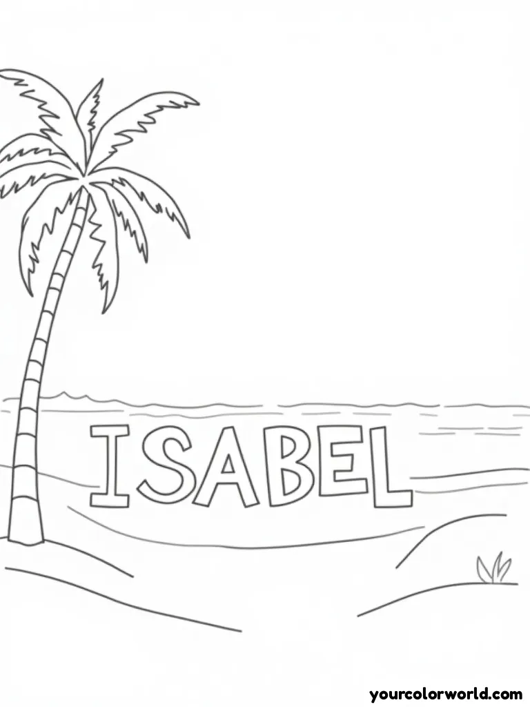 Isabel name page example