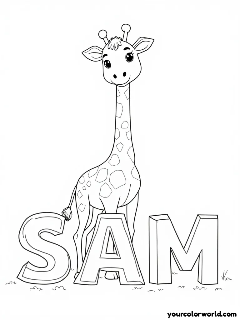 Sam name page example